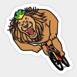 Lion Shred Sticker